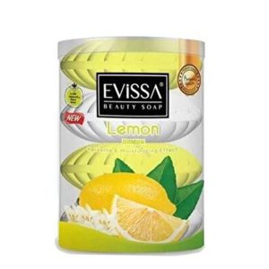 صابون اویسا Evissa Lemon حاوی عصاره لیمو بسته 4 عددی