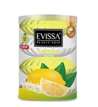 صابون اویسا Evissa Lemon حاوی عصاره لیمو بسته 4 عددی