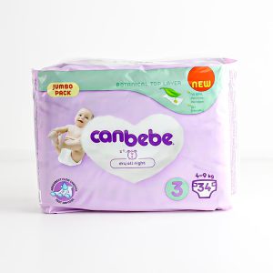 پوشک بچه جان به به سایز 3 بسته 34 عددی