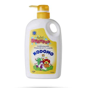 شامپو نرم کننده مو سر کودک کودومو kodomo baby conditioning بدون حساسیت 750 گرم