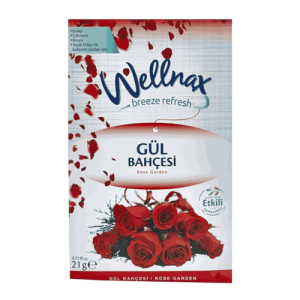 پودر خوشبوکننده کمد لباس ولناکس WELLNAX مدل gul bahcesi حجم 21 گرم