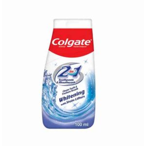 خمیردندان سفیدکننده 2 در 1 کلگیت Colgate Whitening حجم 100 میل