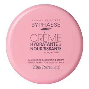 کرم مرطوب کننده صورت و بدن بایفاس BYPHASSE حجم 250 میل