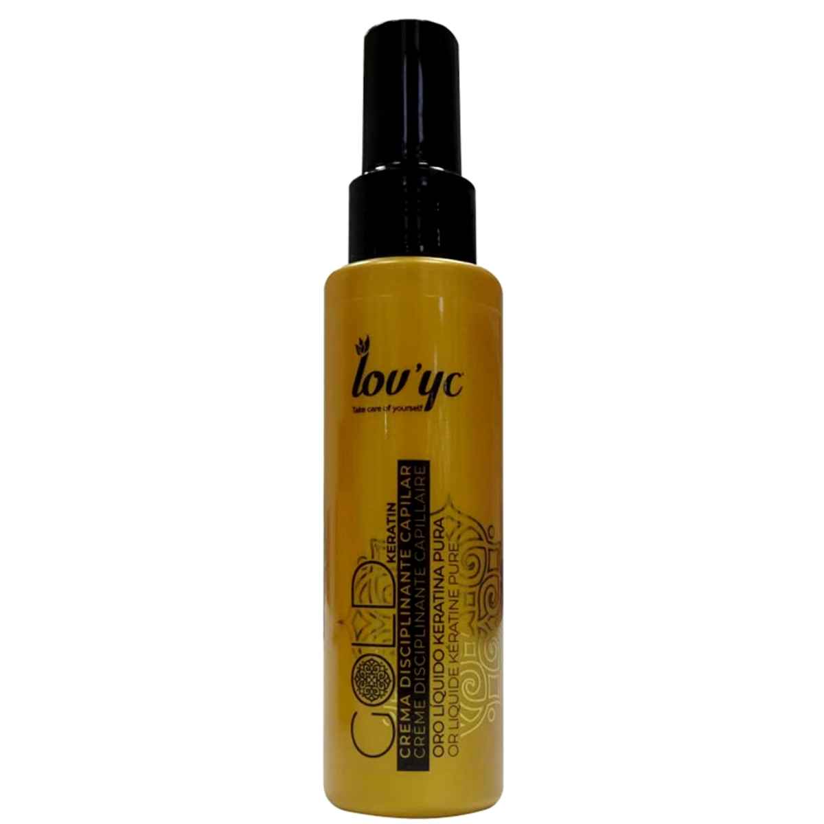 کرم مو کراتین لاویک lovyc سری Gold حاوی روغن آرگان 100 میل