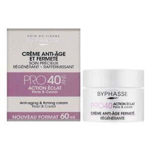 کرم ضد چروک و سفت کننده صورت بایفاس byphasse مدل PRO40 حجم 50 میل