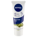 کرم مرطوب‌کننده دست و ناخن نیوآ مدل Moisture Care حاوی روغن زیتون حجم 75 میل
