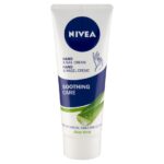 کرم دست و ناخن نیوآ مدل تسکین‌دهنده Soothing Care حاوی آلوئه‌ورا حجم 75 میل