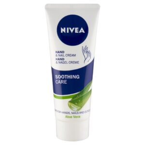 کرم دست و ناخن نیوآ مدل تسکین‌دهنده Soothing Care حاوی آلوئه‌ورا حجم 75 میل