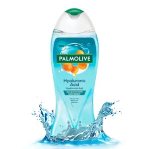 شامپو بدن پالمولیو آبرسان قوی حاوی هیالورونیک اسید و عصاره سنجد تلخ حجم 500 میل