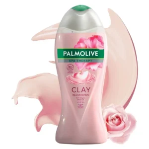 شامپو بدن پالمولیو مدل Spa Therapy حاوی خاک رس و روغن گل رز حجم 500 میل