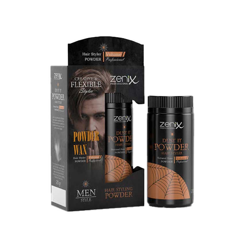 پودر حالتدهنده مو زنیکس (Zenix) مدل Natural – وزن 20 گرم