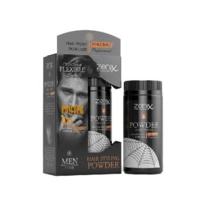 پودر حالت‌دهنده و حجم‌دهنده مو زنیکس (Zenix) مدل Volume – وزن 20 گرم