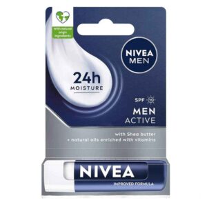 خرید بالم لب مردانه نیوآ مدل MEN ACTIVE با SPF 15 و مرطوب‌کنندگی 24 ساعته