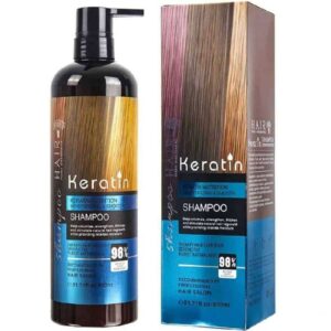 خرید شامپو کراتینه بدون سولفات هیر Hair مدل Moisturizing & Smooth حجم 900 میل