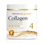 ماسک مو بدون سولفات کراتین کوئین کلاژن مدل Keratine queen Collagen4 حجم 800 میل